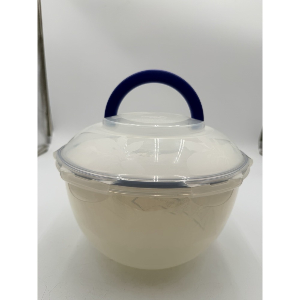 Lock & Lock Vegetable Salad To Go Bowl With Carrying Handle - 6.3 QT